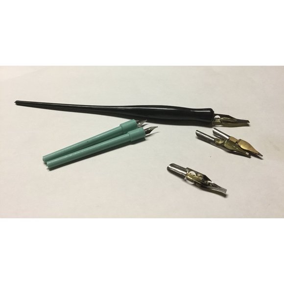 Speedball & Signature Calligraphy Pens & Nibs-Vintage Ass't Sizes - Picture 1 of 3